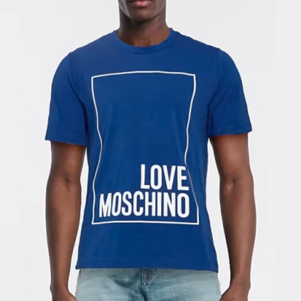 Love Moschino Box Logo Graphic Tee